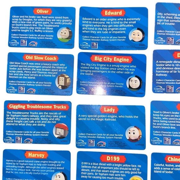 Lot of 36 Thomas The Tank Engine & Friends Train Collector Character Cards Rare - Picture 14 of 15